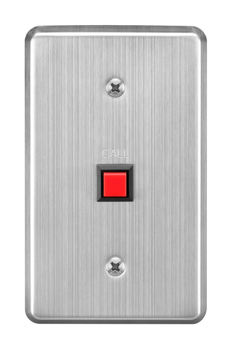 TOA RS-143 Single Call Intercom Switch Panel, Single Gang