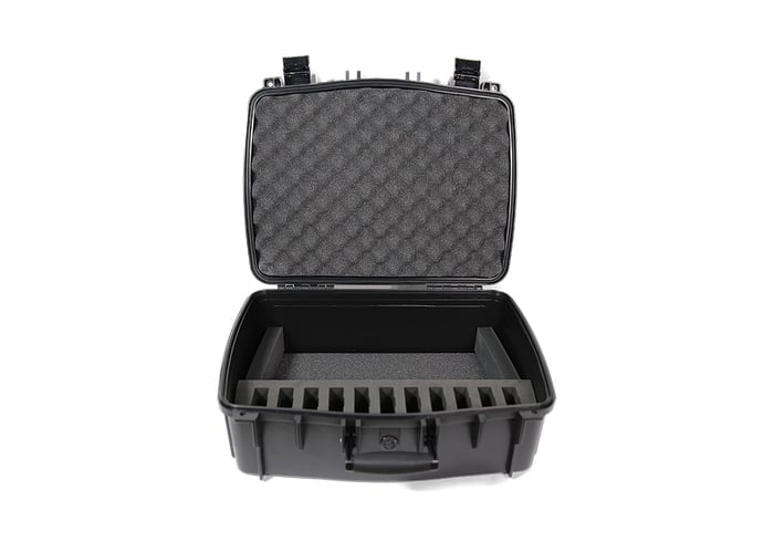Williams AV CCS 056 DW 11 Large Water-Resistant Carrying Case With 11-Slot Foam Insert