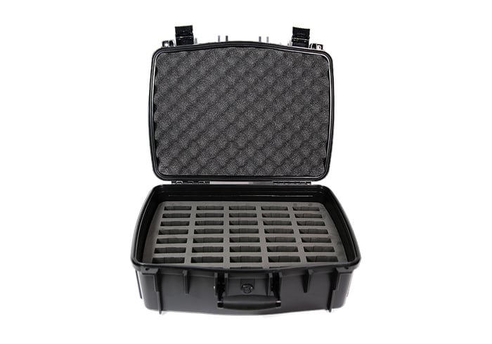 Williams AV CCS 056 DW 40 Large Water-Resistant Carrying Case With 40-Slot Foam Insert