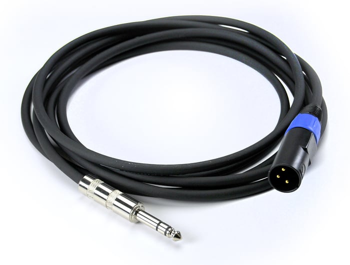 Whirlwind STM10 10' 1/4" TRS To XLRM Cable