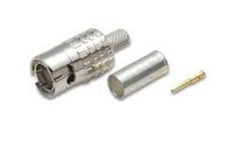 Canare MBCP-C25F 75 Ohm Slim BNC Connector, Straight Crimp Plug, 35CA