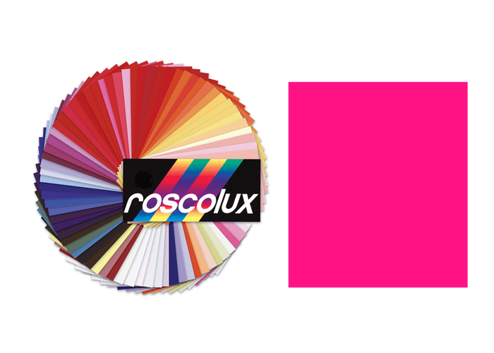 Rosco Roscolux #339 Roscolux Roll, 24"x25', 339 Broadway Pink