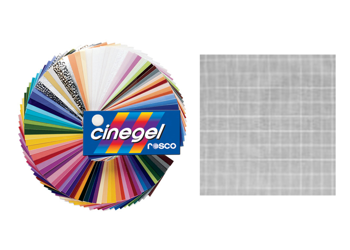 Rosco Cinegel #3064 Cinegel Sheet, 20"x24", 3064 Silent 1/4 Grid Cloth