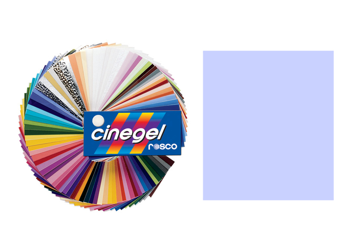 Rosco Cinegel #3204 Cinegel Roll, 48"x25', 3204 1/2 Blue