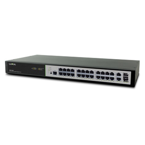 Luxul XMS-2624P 26 Port/24 PoE+ Gigabit Managed Switch