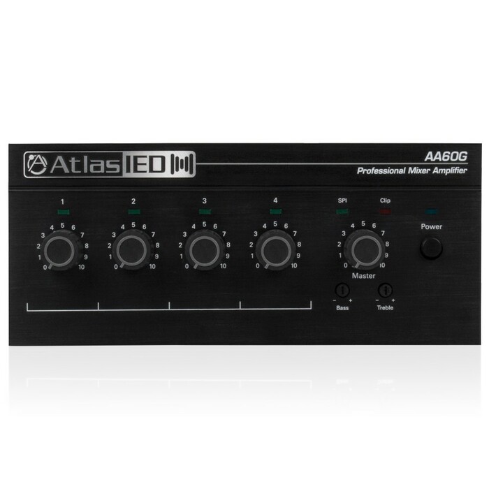 Atlas IED AA60G 4-Input 60-Watt Mixer Amplifier With Global Power Supply