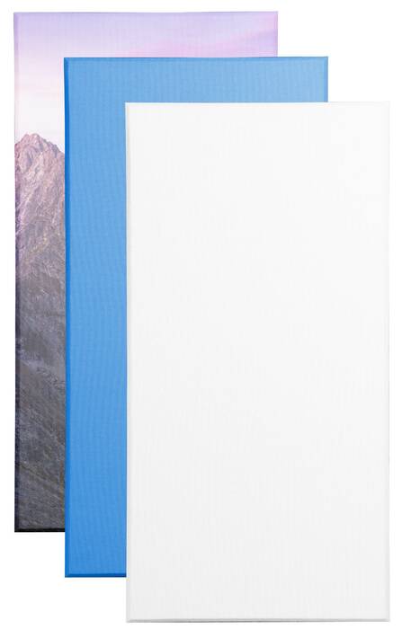 Primacoustic P102-2448-09 24"x48"x2" Acoustic Panel Beveled Edge, 3 Panels, Paintable