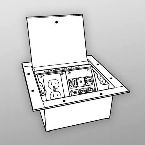 Ace Backstage PE-SWITCHBOX Back Box For PE