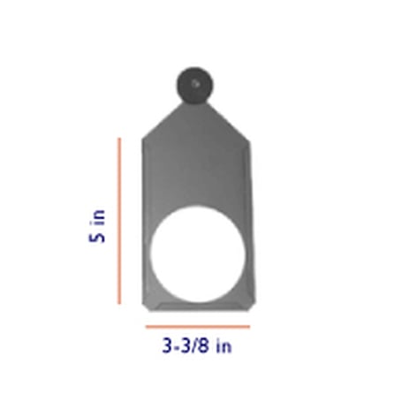 Rosco Glass Gobo Holder Gobo Holder, Glass, BG Size (79mm)