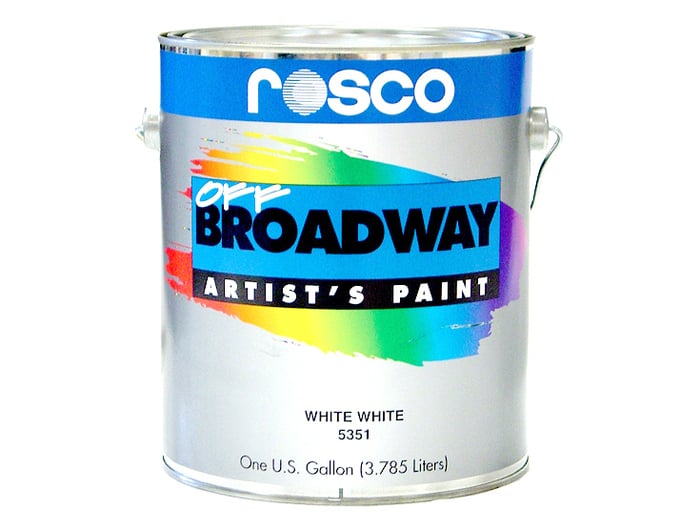 Rosco Off Broadway Scenic Paint Paint OB Fire Red 1 Gallon