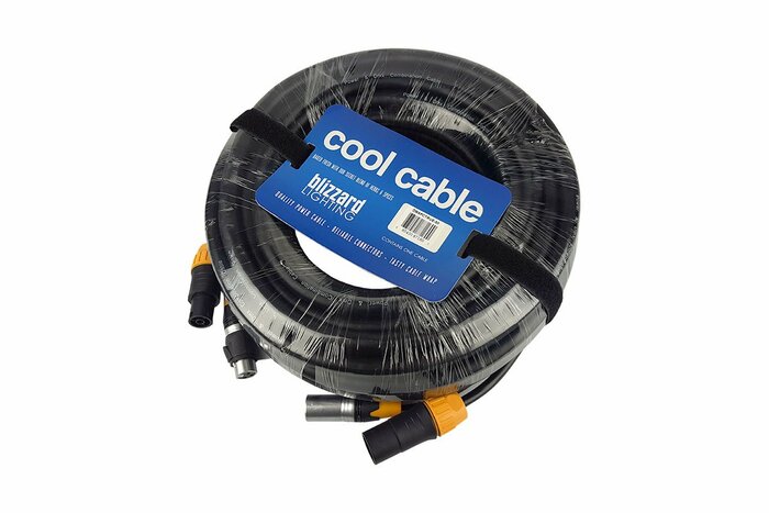 Blizzard DMXPCTRUE 50 Powercon True1 And 3-pin DMX Combo Cable, 50'