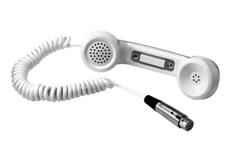 RTS HS6A-WHITE Handset For Intercoms,White