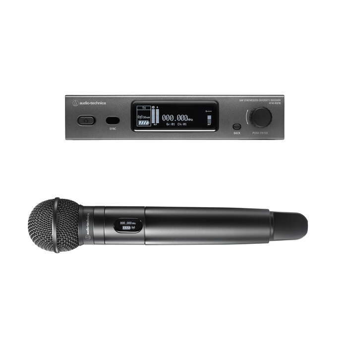 Audio-Technica ATW-3212NC510 Network-Enabled Wireless System With Handheld Transmitter And Mic Capsule