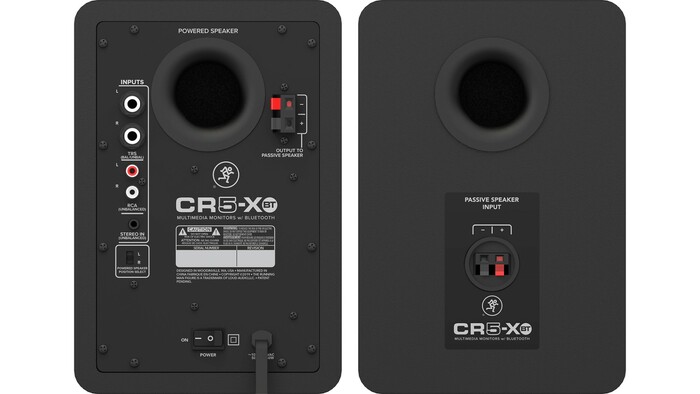 Mackie CR5-XBT 5" Multimedia Monitors With Bluetooth, Pair