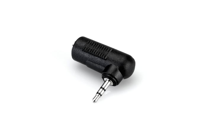 Hosa GMP-467 3.5mm TRSF To 3.5mm TRS Right-Angle Headphone Adapter