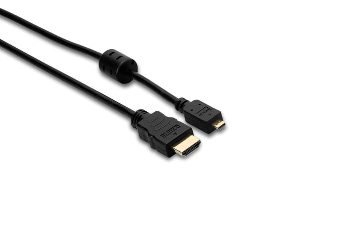 Hosa HDMM-406 6' HDMI To HDMI Micro High Speed Video Cable With Ethernet