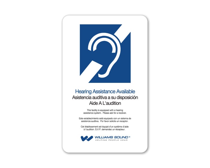 Williams AV PPA VP 37-00 Personal PA Value Pack Assistive Listening System