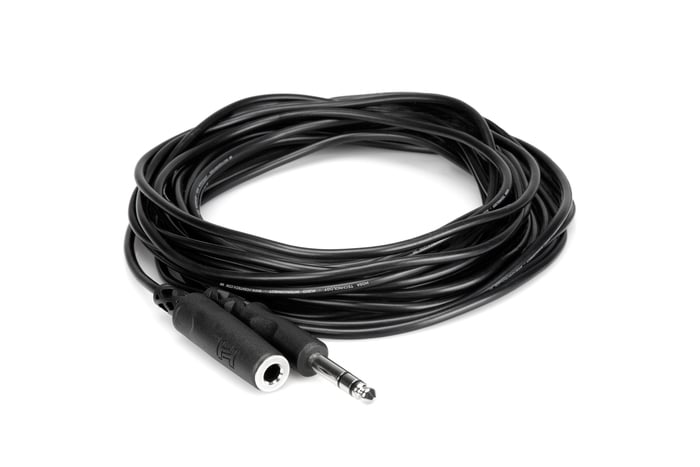 Hosa HPE-310 10' 1/4" TRSF To 1/4" TRS Headphone Extension Cable