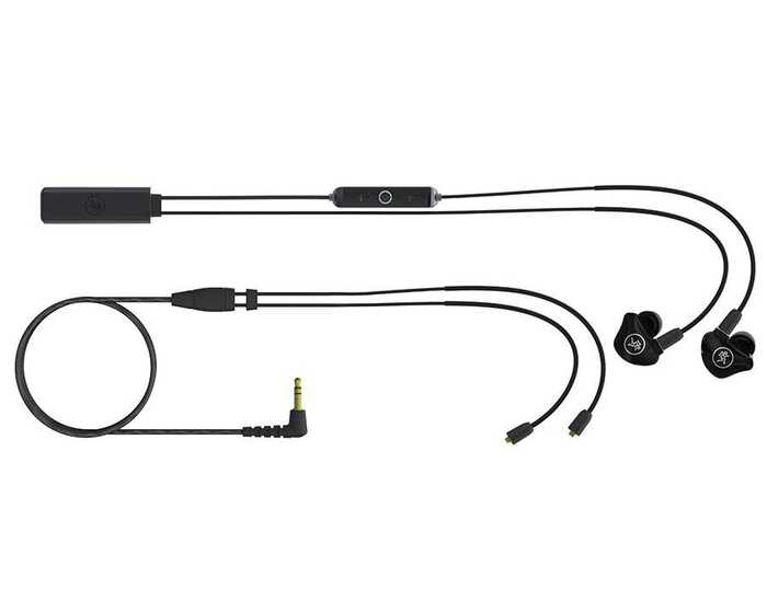 Mackie MP-220-BTA Dual Dynamic Driver In-Ear Monitors With Bluetooth Adapter