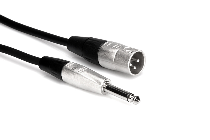 Hosa HPX-010 10' Pro Series 1/4" TS To XLRM Audio Cable