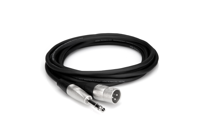 Hosa HSX-005 5' Pro Series 1/4" TRS To XLRM Cable