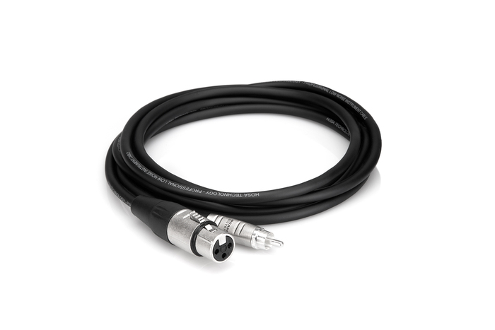 Hosa HXR-005 5' Pro Series XLRF To RCA Audio Cable