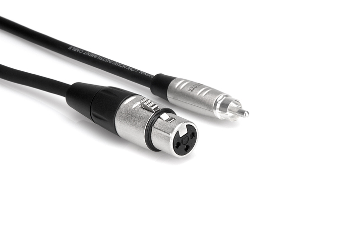 Hosa HXR-005 5' Pro Series XLRF To RCA Audio Cable