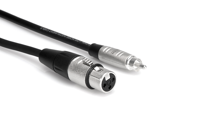 Hosa HXR-010 10' Pro Series XLRF To RCA Audio Cable