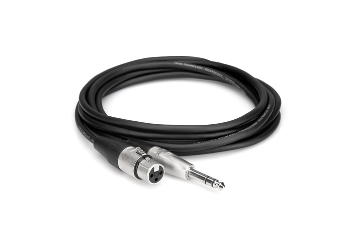 Hosa HXS-010 10' Pro Series XLRF To 1/4" TRS Cable