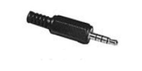 Philmore 70-047B 4 Conductor, 1/8" Mini-Plug Connector, Bulk Packaging