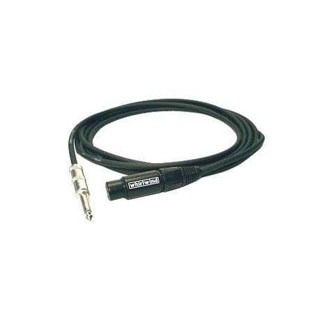 Whirlwind MK310-P2 10' MK3 Series XLRF-1/4" TSM Unbalanced Microphone Cable, Pi