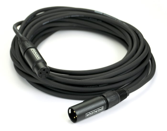 Whirlwind MK4PP01 1' MK4 Series Dual XLRM-XLRF Cable