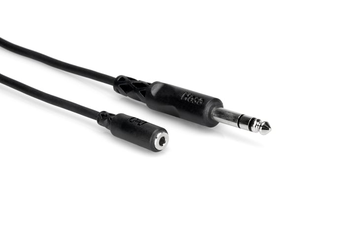 Hosa MHE-310 10' 3.5mm TRSF To 1/4" TRS Headphone Adapter Cable