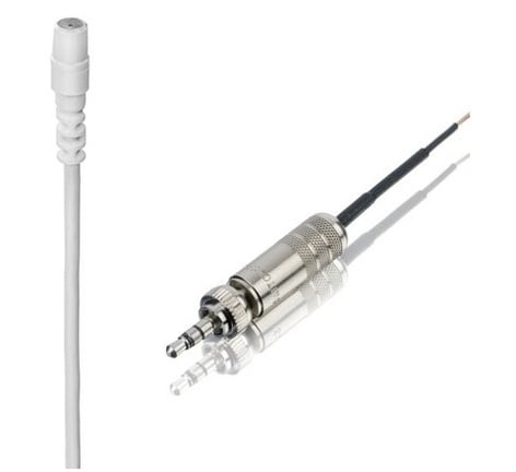 Countryman B2DW4FF05W-SR B2D Directional Lavalier With Detachable 3.5mm Locking Connector, White