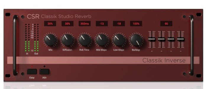 IK Multimedia CSR-INVERSE-REVERB Envelope Controlled Reverb Processor [VIRTUAL]