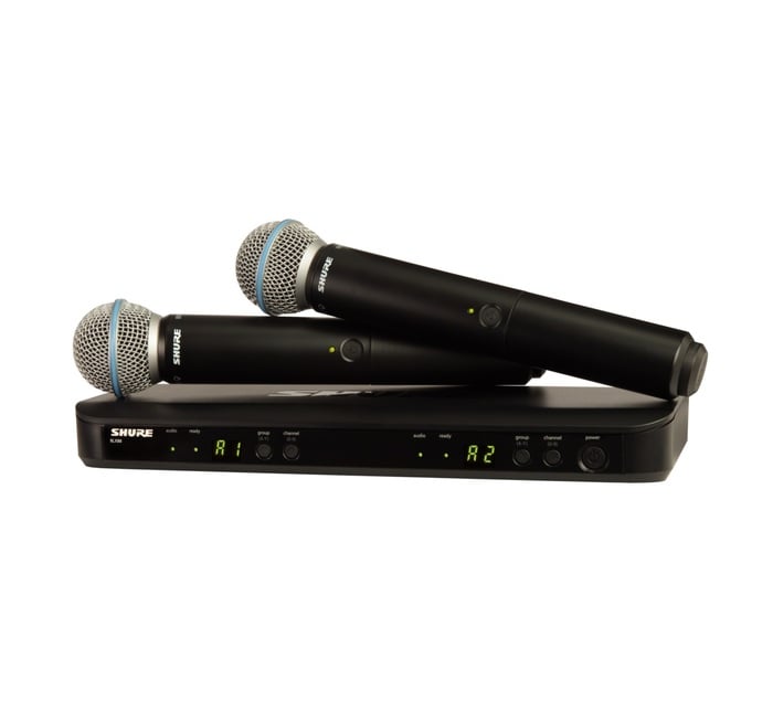 Shure BLX288/B58 Dual-Channel Wireless System With Two Beta 58A Vocal Mics