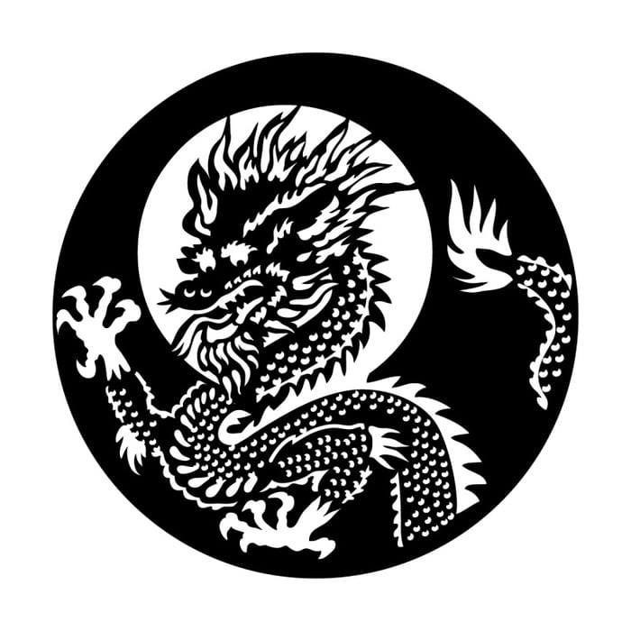 Apollo Design Technology ME-1223 Steel Gobo, Asian Dragon