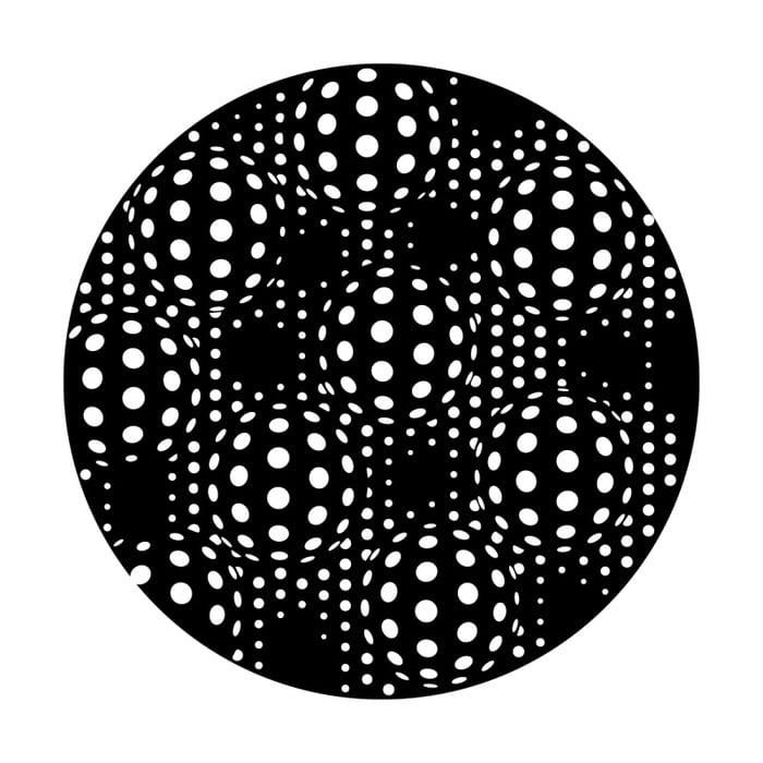 Apollo Design Technology ME-2284 Steel Gobo, Dimpled Dots