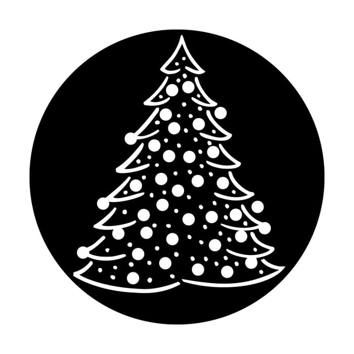 Apollo Design Technology ME-3200 Steel Gobo, Christmas Tree