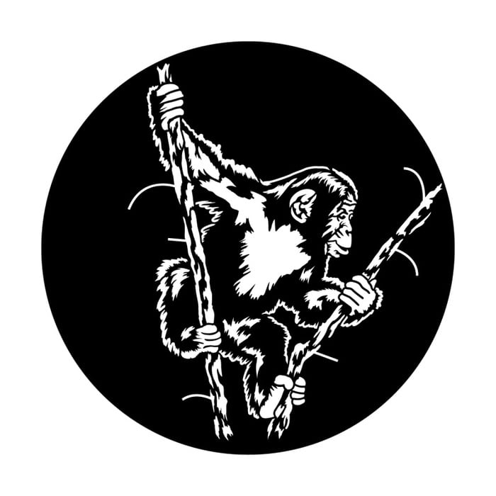 Apollo Design Technology ME-3586 Steel Gobo, Swinging Chimp