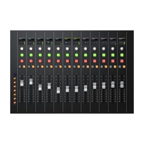 Blackmagic Design Fairlight Console Channel Fader 12 Motorized Fader Panel For Fairlight Consoles