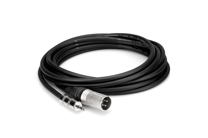 Hosa MMX-101.5 1.5' 3.5mm TRS To XLRM CamcorderMicrophone Cable