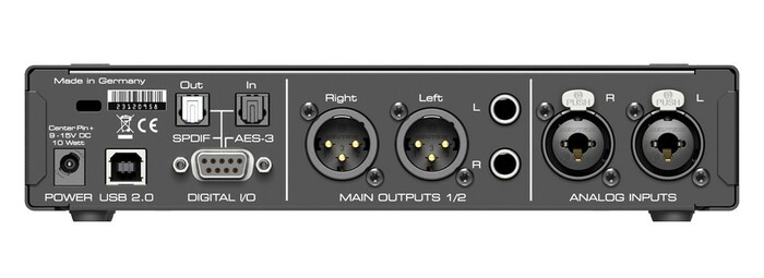 RME ADI-2 Pro FSR Black Edition 2-Channel AD 4-Channel DA Converter With 2 Headphone Amplifiers