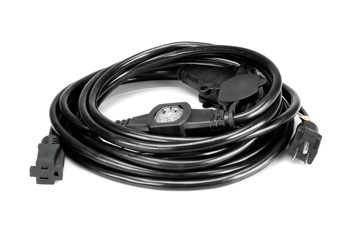 Hosa PDX-250 50' NEMA 5-15R To NEMA 5-15P Power Distribution Cord