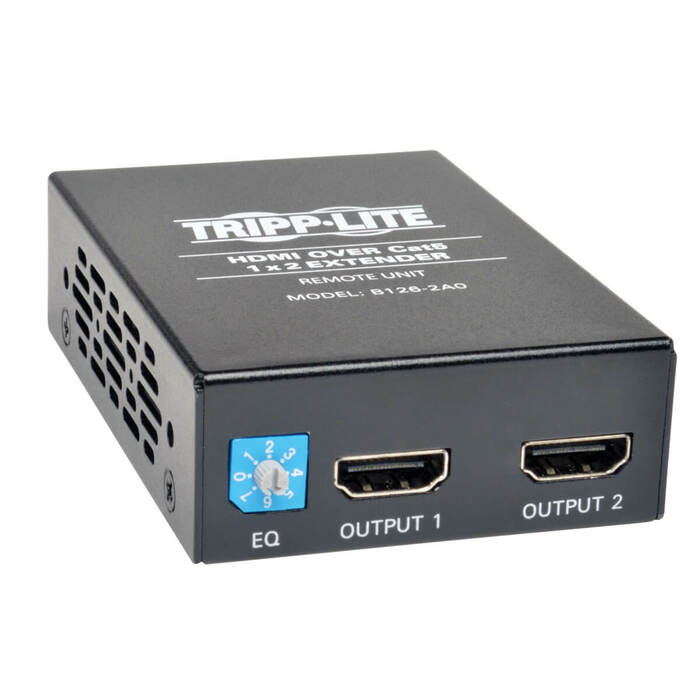 Tripp Lite B126-2A0 2-Port HDMI Over Cat5/Cat6 Audio Video Extender Remote Unit