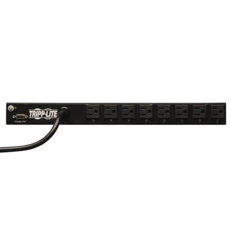 Tripp Lite PDUMH15NET 120V 15A 5-15R 5-15P Horizontal 1URM 16 Outlet