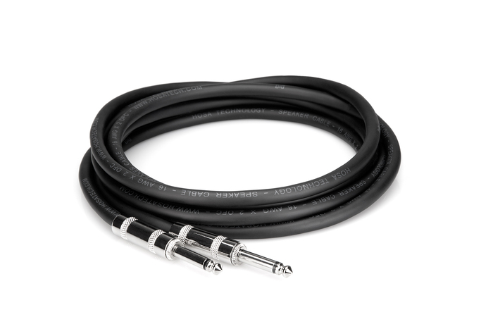 Hosa SKJ-615 15' 1/4" TS To 1/4" TS Speaker Cable