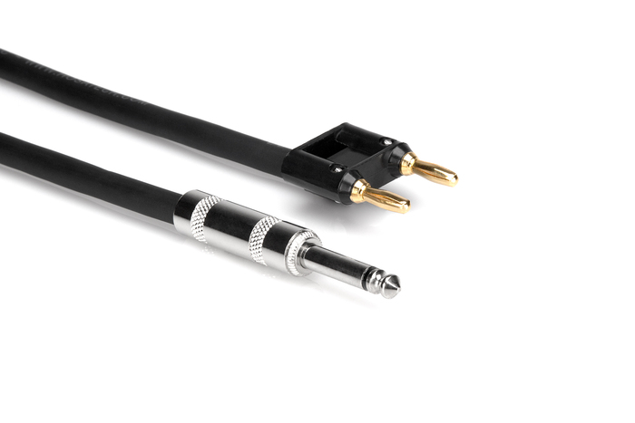 Hosa SKJ-615BN 15' 1/4" TS To Dual Banana Speaker Cable