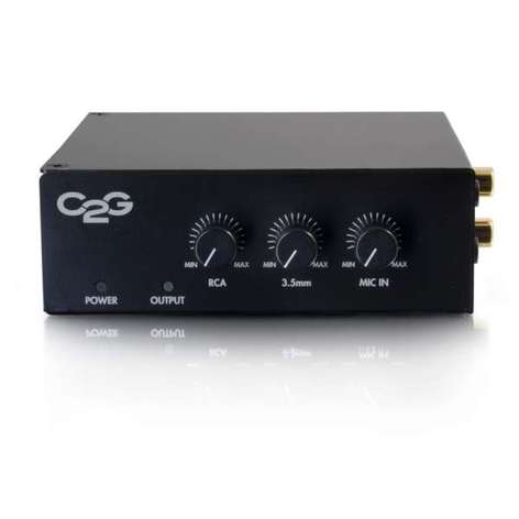 Cables To Go 40881 25/70V 50W Audio Amplifier - Plenum Rated (TAA Compliant)