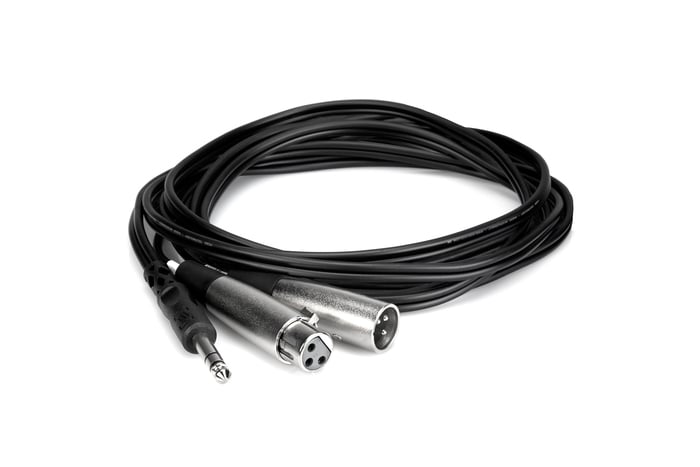 Hosa SRC-203 9.8' 1/4" TRS To XLRM And XLRF Insert Cable
